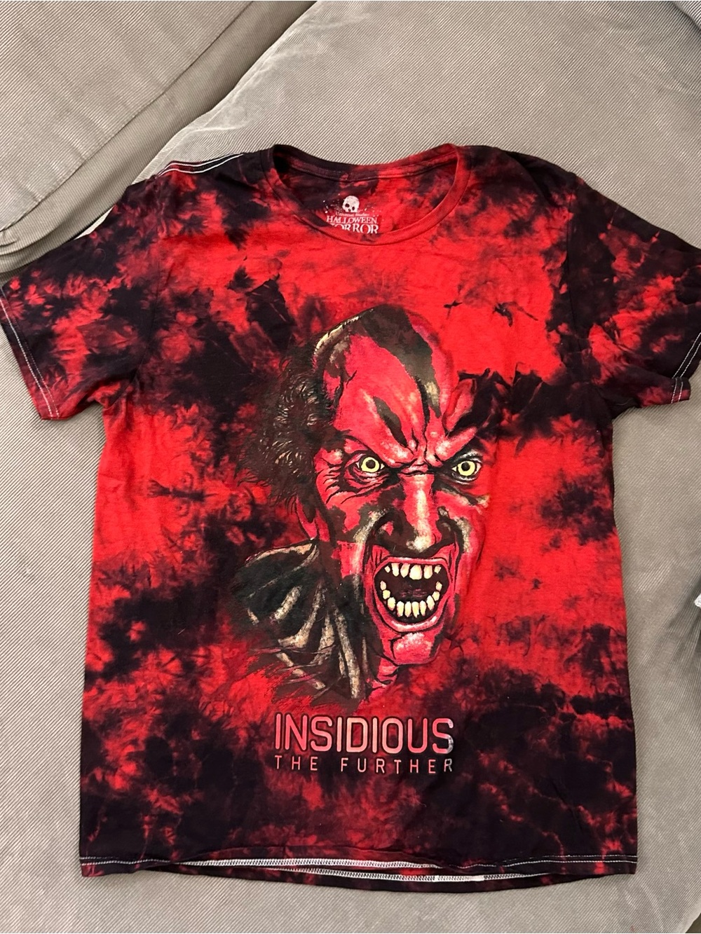 Universal Halloween 2024 Horror Nights Insidious The Further Shirt Large Tie Dye